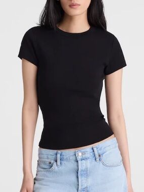 MADEWELL The '90s Crewneck Tee in Compact Cotton SZ L